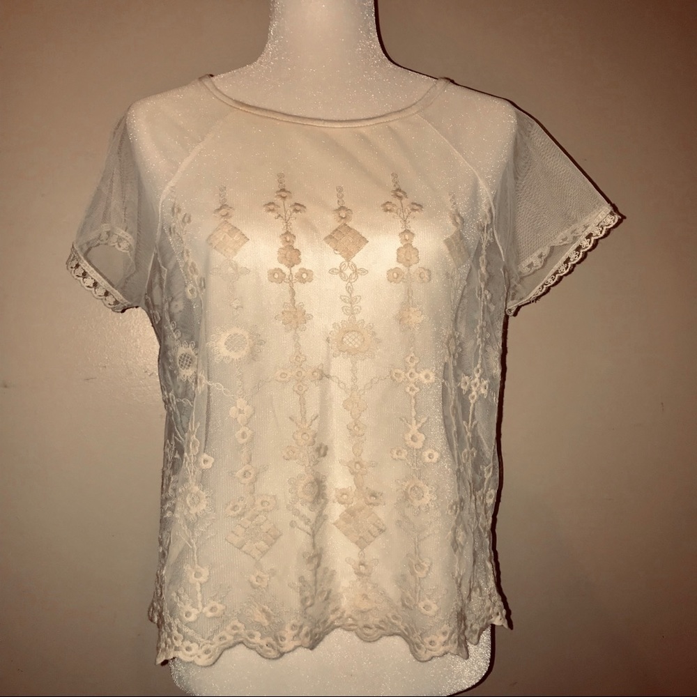 Vintage off white top.